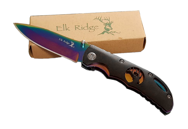 Elk Ridge Taschenmesser Rainbow Klappmesser Knife