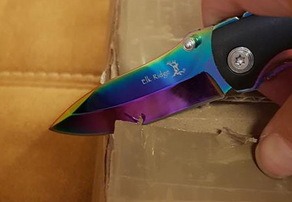 Elk Ridge Taschenmesser Rainbow Klappmesser Knife