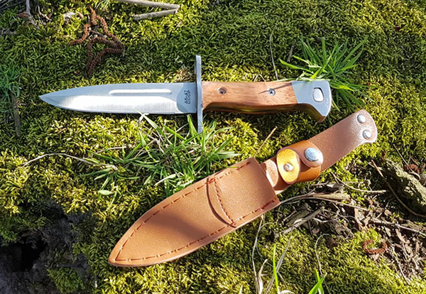 Jagdmesser Knife Bowie Hunting Camping Cordura JM18