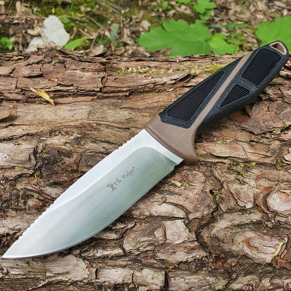Elk Ridge Fixed Knife Messer Jagdmesser inkl.Feuerstein
