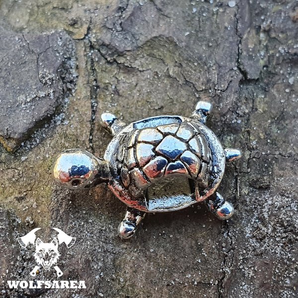 Großlochperlen 10 x Antik Silber Schildkröte Metallperlen Perlen