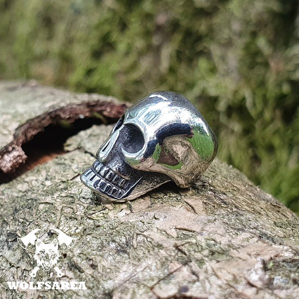 1 x Edelstahl Skull Groß Totenkopf Beads Paracord Lanyard